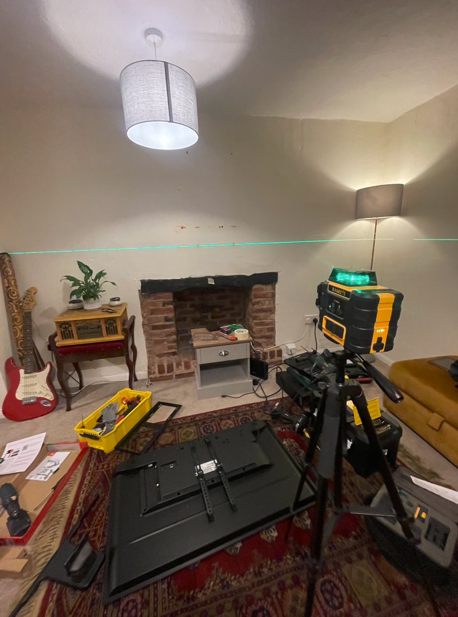 TV mounted chimney wall Birmingham